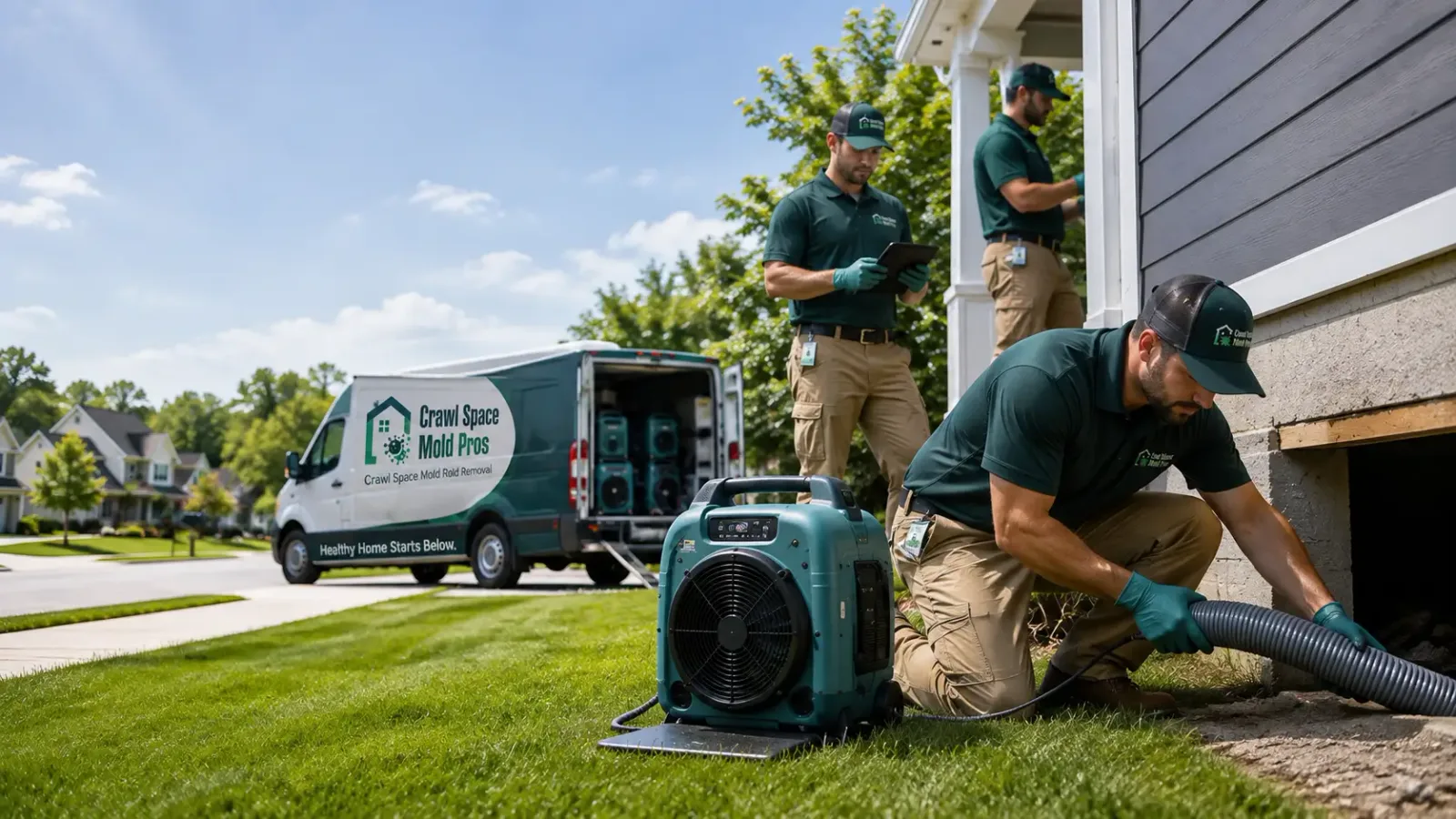 Crawl Space Mold Removal in Middleville, MI
